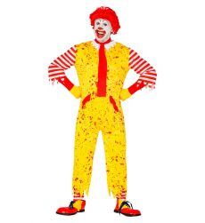 Str�j CLOWN Z HORRORU McKiller L kostium klaun grozy ��ty przebranie Halloween