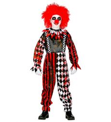 Dzieci�cy str�j KLAUN Z HORRORU 116cm kostium halloween przebranie dla dziecka
