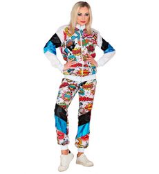 Str�j komplet dresowy POP ART S kostium kolorowy komiks retro przebranie