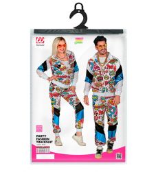 Str�j komplet dresowy POP ART S kostium kolorowy komiks retro przebranie
