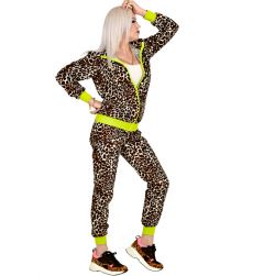 Str�j LATA 80. dres w panterk� - L kostium lata 80 przebranie lata 80