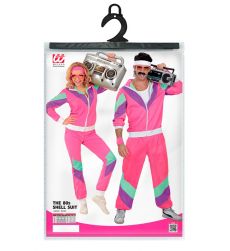 Str�j DRESY LATA 90 r�owe - XXL str�j lata 90 kostium disco dresy lata 90  przebranie na karnawa�