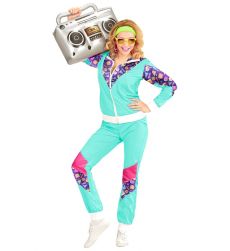 Str�j DRESY LATA 80 mi�towe XL kostium retro dres pastelowy przebranie