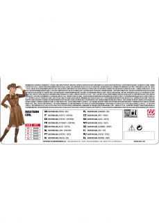 Str�j kowbojki WESTERN GIRL - M