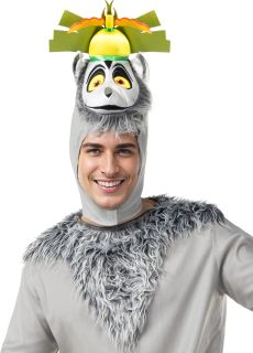 Str�j KR�L JULIAN M-L kostium zwierz�t przebranie lemura kostium Kr�la Juliana str�j dla doros�ych