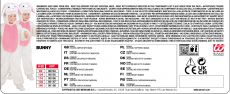 Str�j  KR�LICZKA dla dziecka pluszowy 2-3 lata
