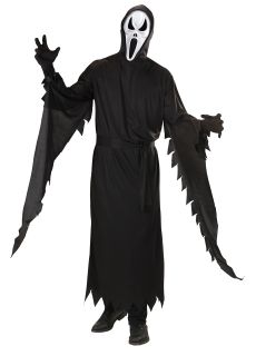 Str�j KRZYK z mask� - M przebranie krzyk m�skie przebranie na Halloween str�j na Halloween dla doros�ych