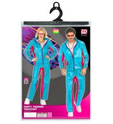 Str�j lata 80 - dresy niebieskie - XXL str�j lata 80 kostium lata 80 przebranie lata 80