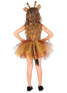 Sukienka �YRAFA str�j �yrafy dla dziewczynki 128 cm kostium �yrafy �yrafa str�j dla dzieci przebranie na bal