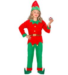 Str�j MA�Y POMOCNIK MIKO�AJA - ELF 140cm kostium elfa dla dzieci przebranie elf