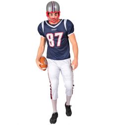 Str�j m�ski AMERYKA�SKI FUTBOLISTA - S kostium sportowy m�ski przebranie sportowca str�j m�ski str�j na halloween