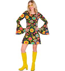 Str�j damski LATA 60. power flower - S str�j lata 60 kostium lata 60 przebranie lata 60