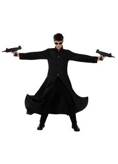 Str�j m�ski karnawa�owy NEO matrix M-L str�j matrix str�j neo matrix kostium neo matrix str�j na halloween