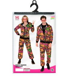Str�j karnawa�owy HIPIS PARTY kolorowe dresy XL kostium hippie retro
