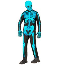 Str�j szkielet dla dzieci RENTGEN - 140cm str�j dla dziecka str�j na halloween dla dziecka  str�j ko�ciotrupa dla dziecka