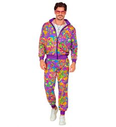 Str�j hipisowski KWIATOWE DRESY  S kostium hippie kolorowy retro