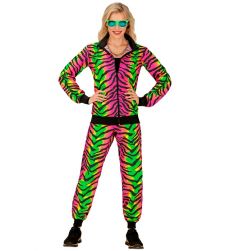 Str�j na kicz party RAVE komplet dresowy M kostium neon retro przebranie