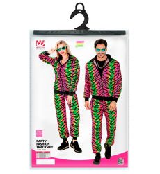 Str�j na kicz party RAVE komplet dresowy XXL kostium neon retro przebranie
