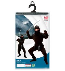 Str�j NINJA dla ch�opca - czarny 116cm str�j dla ch�opca kostium na bal przebranie na karnawa�