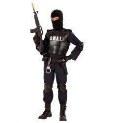 Str�j antyterrorysty S.W.A.T. - 158cm str�j antyterrorysty kostium antyterrorysty dla dzieci przebranie antyterrorysta