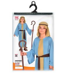 Str�j PASTERZA dla dziecka - 140cm kostium pasterz z lask� na jase�ka dla dzieci