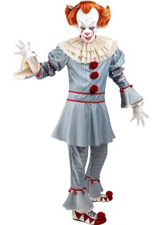 Halloweenowy str�j PENNYWISE - XL kostium na halloween str�j m�ski kostium klauna kostium horror