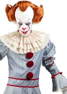 Halloweenowy str�j PENNYWISE - XL kostium na halloween str�j m�ski kostium klauna kostium horror