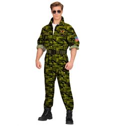 Str�j PILOTA wojskowego - XXL str�j pilota wojskowego kostium pilota wojskowego przebranie pilot wojskowy