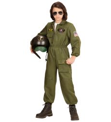 Dzieci�cy str�j PILOTA WOJSKOWEGO 116cm str�j pilota wojskowego kostium pilota wojskowego dla dzieci przebranie pilot wojskowy