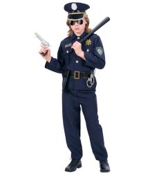 Karnawa�owy str�j POLICJANTA 116cm dla ch�opca kostium policyjny na bal przebiera�c�w