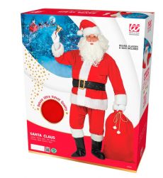 Profesjonalny str�j Miko�aja zestaw - XXL/XXXL kostium �wi�teczny na Miko�ajki i Wigili�