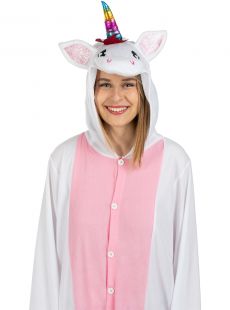 Str�j dla doros�ych JEDNORO�EC onesie S-M kostium na bal przebiera�c�w dla doros�ych kostium karnawa�owy