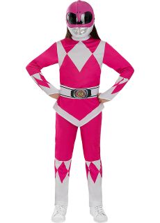 Str�j dla dziewczynki POWER RANGER r�owy 7-9 lat str�j karnawa�owy dla dziewczynki  r�owy Power Ranger