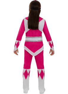 Str�j dla dziewczynki POWER RANGER r�owy 10-12 lat str�j karnawa�owy dla dziewczynki  r�owy Power Ranger