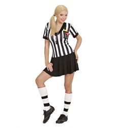 Seksowny str�j karnawa�owy S�DZIA - XS czarno bia�y kostium sportowy damski na imprez�