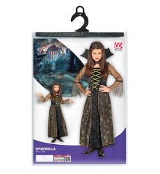 Str�j na Halloween dla dziewczynki SPIDERELLA 158cm kostium paj�cza sie� przebranie
