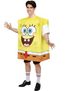 Str�j SPONGEBOB dla doros�ych rozmiar uniwersalny przebranie Spongebob �mieszny kostium przebrania z kresk�wek