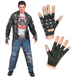 Str�j motocyklisty SPEED DEMON M kostium biker sk�ra czaszka