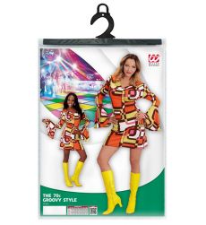 Str�j lata 70 GROOVY damski - L str�j lata 70 kostium lata 70 przebranie lata 70