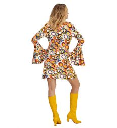 Str�j w stylu lat 70 GROOVY LADY - XXL str�j karnawa�owy damski sukienka lata 70 str�j lata 70 str�j na karnawa�
