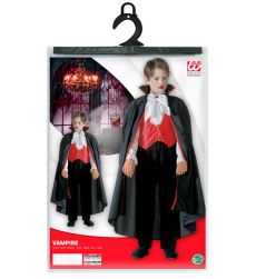 Str�j dla ch�opca WAMPIR 140cm kostium halloween z peleryn� i kamizelk�