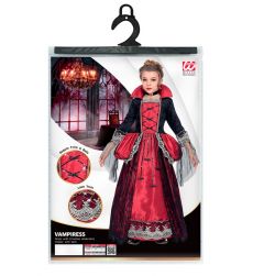 Dzieci�cy str�j wampirki 158cm czerwona sukienka halloween dla dziewczynki