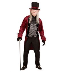 Str�j na Halloween WIKTORIA�SKI WAMPIR XXL elegancki kostium z p�aszczem