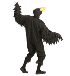 Str�j WRONY - XXL czarny kostium ptak wrona skrzyd�a przebranie Halloween