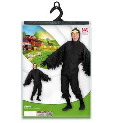 Str�j WRONY - XXL czarny kostium ptak wrona skrzyd�a przebranie Halloween
