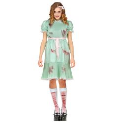 Str�j na Halloween ZAB�JCZA BLI�NIACZKA M kostium sukienka horror przebranie