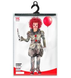 Str�j dla ch�opca ZAB�JCZY CLOWN 140cm kostium klaun grozy Halloween przebranie