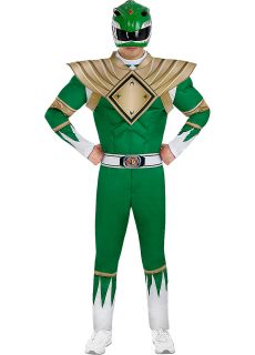 Str�j m�ski POWER RANGER zielony - M zielony Power Ranger  kostium Power Ranger przebranie superbohatera