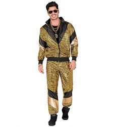 Str�j karnawa�owy dla pary DISCO z�oty dres - M