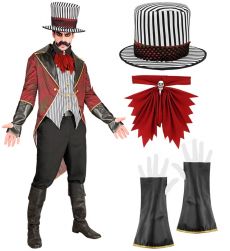Str�j na Halloween Z�OWROGI TRESER M kostium cyrkowy elegancki przebranie